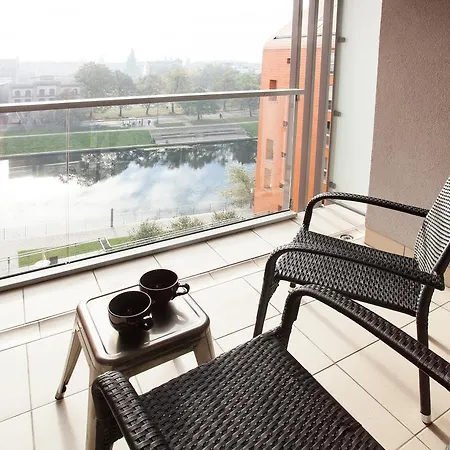 アパート Staywin Riverfront Lofts グダニスク